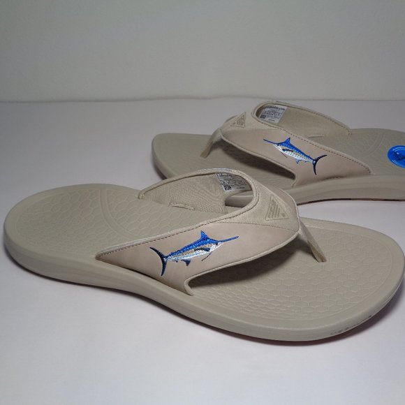 columbia fish flip flops